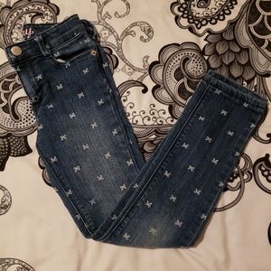 Girls 7 Skinny Jeans with Bows